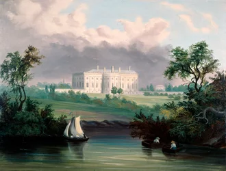 Das Weiße Haus, Washington, D.C., ca. 1845